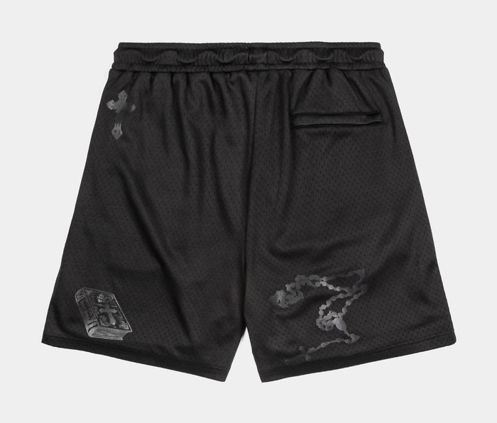Roses Hybrid Mens Shorts (Black/White)