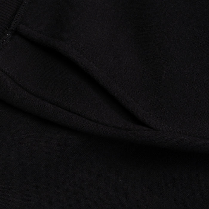 Roses Wide Leg Track Womens Pants (Black)