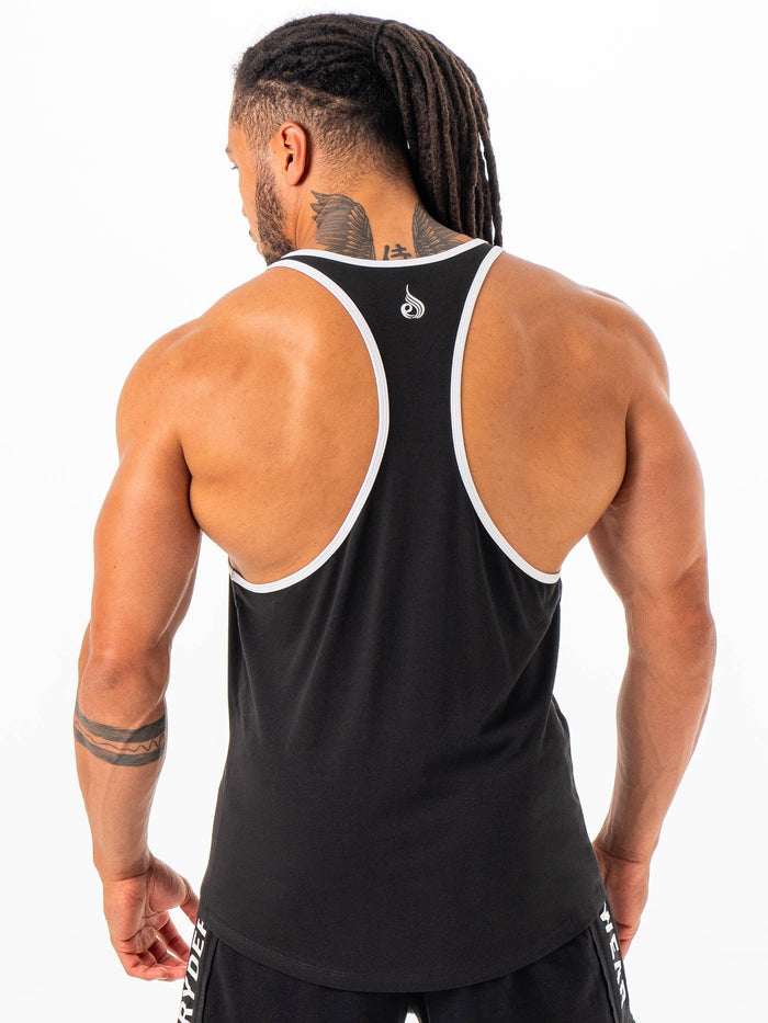 RWLC Stringer T-back - Black Clothing Ryderwear
