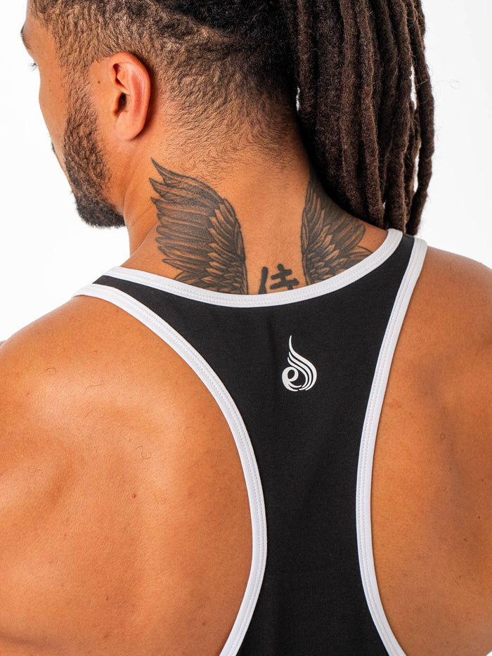 RWLC Stringer T-back - Black Clothing Ryderwear