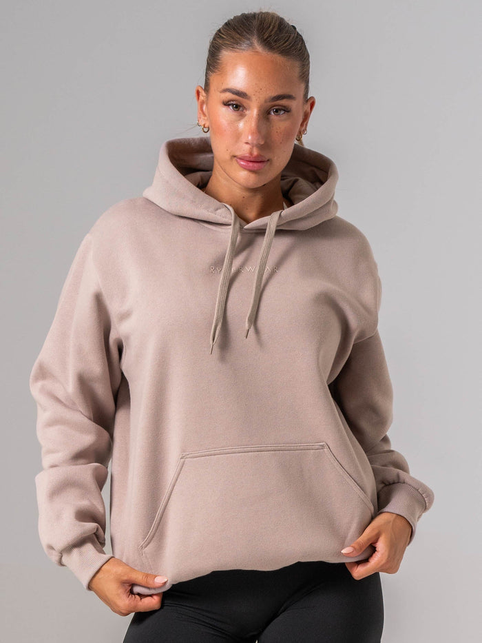 Ryderwear Essential Hoodie - Almond Clothing Ryderwear