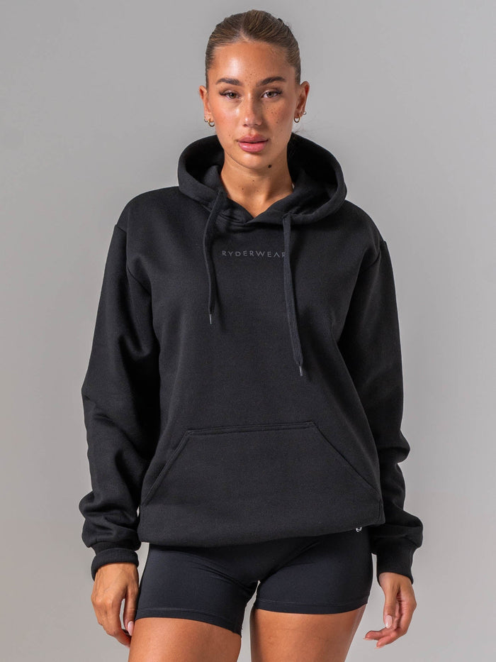 Ryderwear Essential Hoodie - Black Clothing Ryderwear