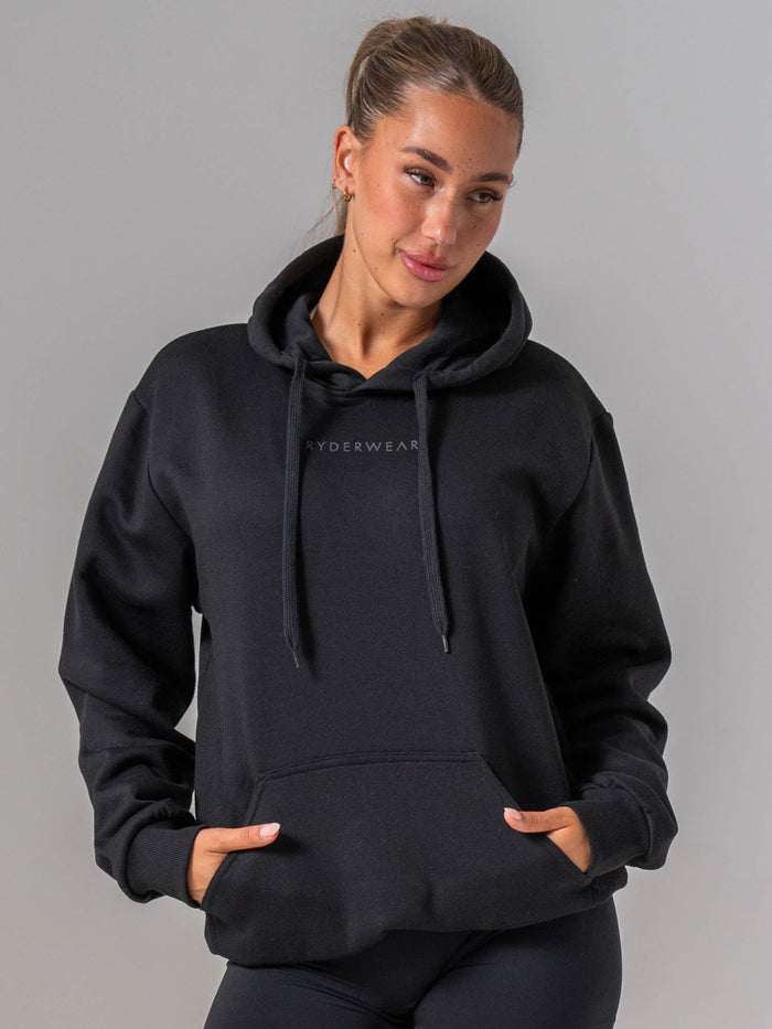 Ryderwear Essential Hoodie - Black Clothing Ryderwear