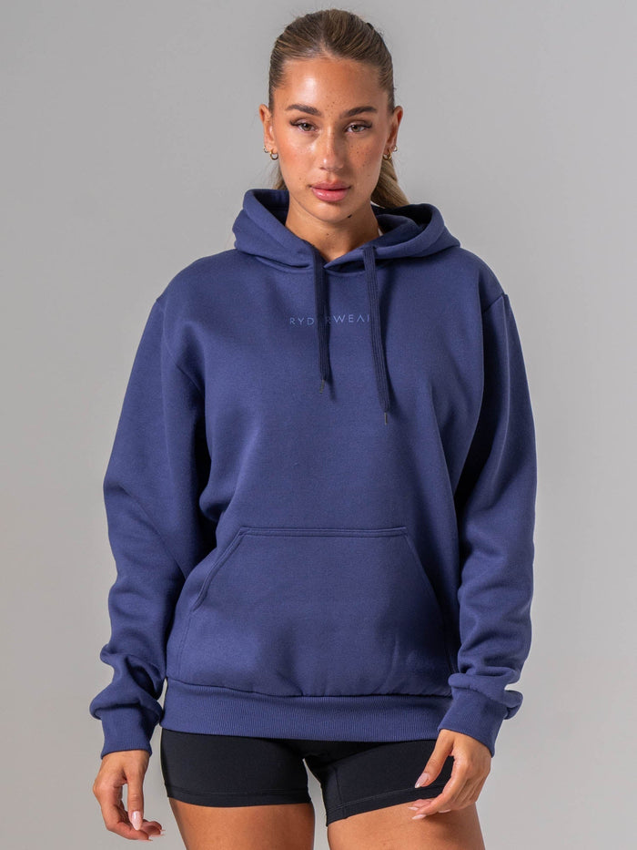 Ryderwear Essential Hoodie - Navy Clothing Ryderwear