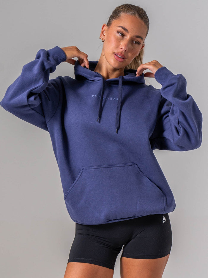 Ryderwear Essential Hoodie - Navy Clothing Ryderwear