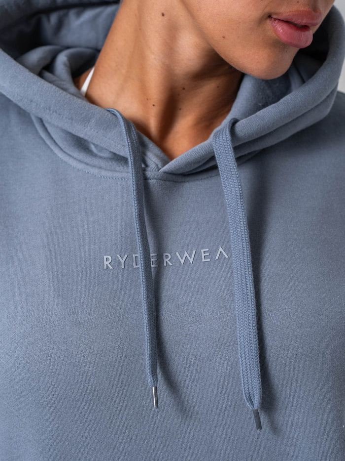 Ryderwear Essential Hoodie - Steel Blue Clothing Ryderwear