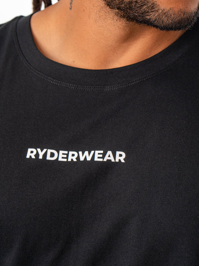 Ryderwear Oversized Tshirt - Black Clothing Ryderwear