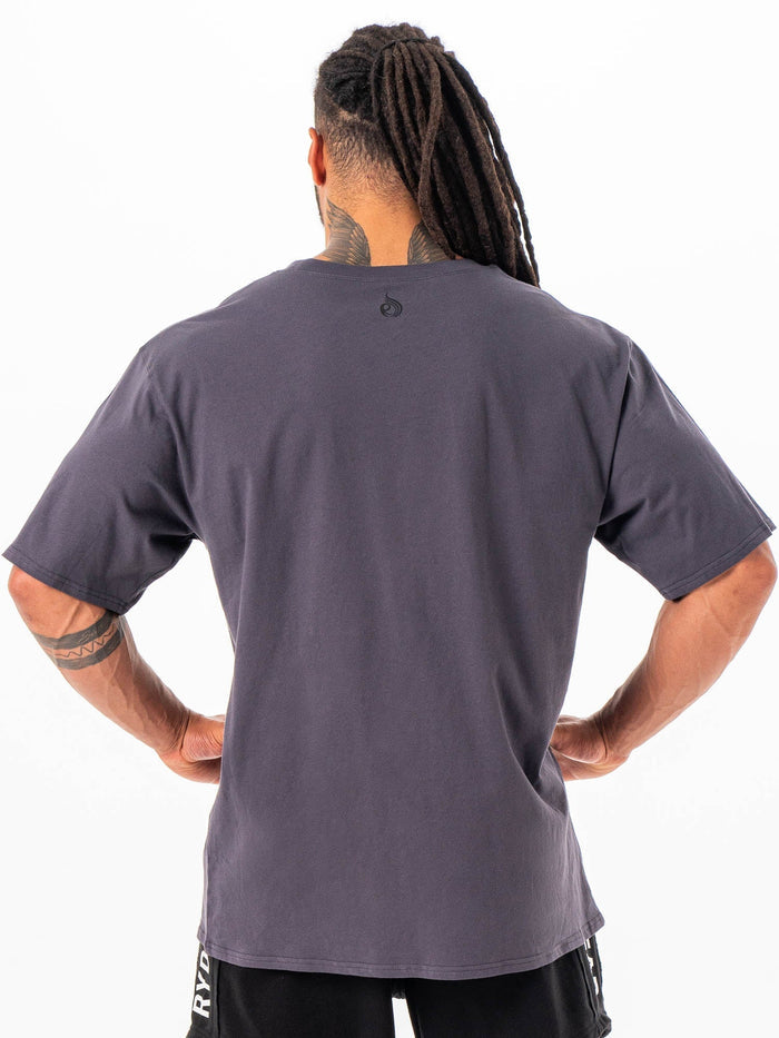 Ryderwear Oversized Tshirt - Charcoal Clothing Ryderwear