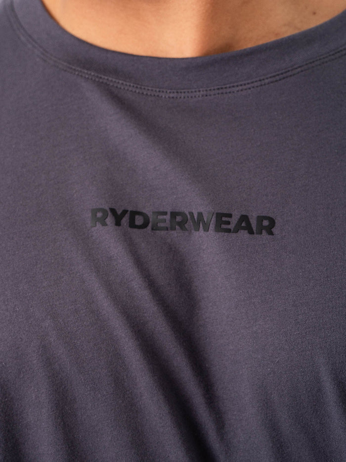 Ryderwear Oversized Tshirt - Charcoal Clothing Ryderwear