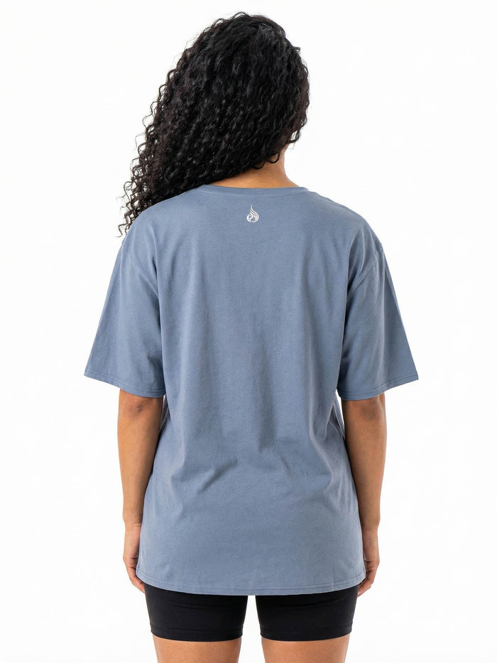 Ryderwear Oversized Tshirt - Steel Blue Clothing Ryderwear