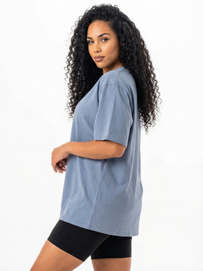 Ryderwear Oversized Tshirt - Steel Blue Clothing Ryderwear