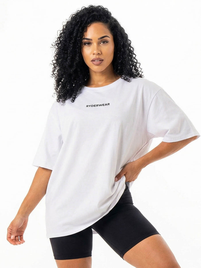 Ryderwear Oversized Tshirt - White Clothing Ryderwear
