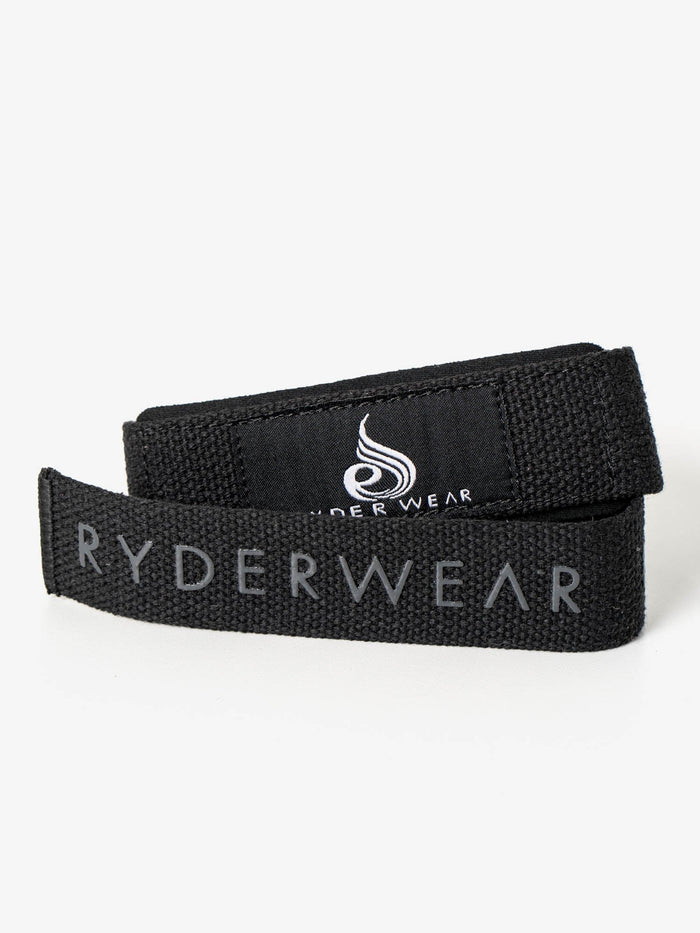 Ryderwear Silicone Lifting Straps - Black Accessories Ryderwear