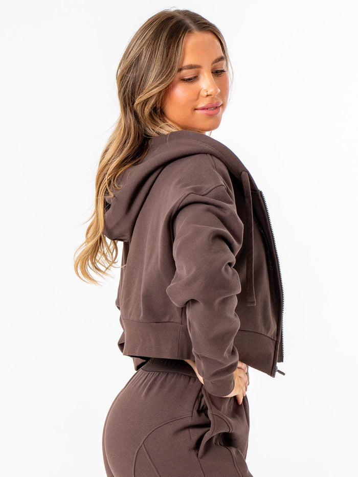 Ryderwear Track Jacket - Chocolate Clothing Ryderwear