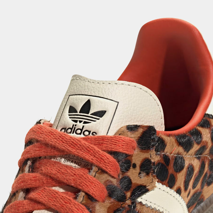 Samba OG Cheetah Pack Preloved Red Womens Lifestyle Shoes (Core Black/Preloved Red/Cream White)