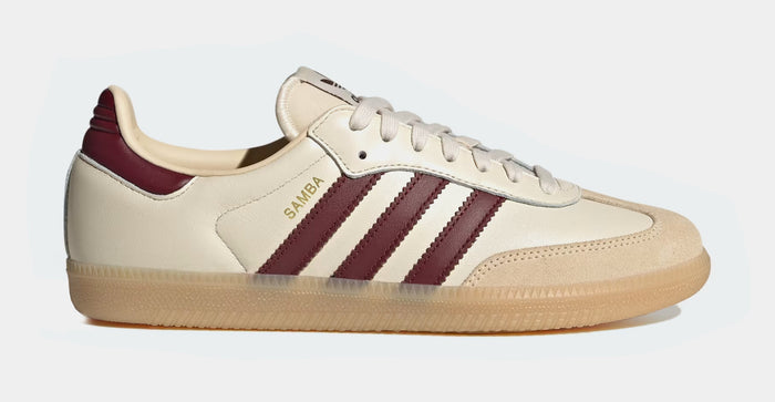 Samba OG Mens Lifestyle Shoes (Wonder White/Shadow Red/Gum)