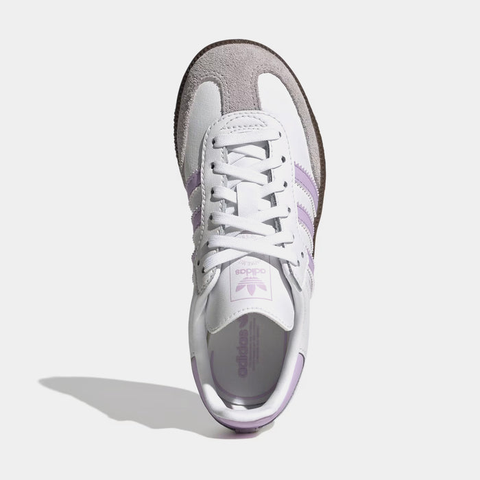 Samba OG Preschool Lifestyle Shoes (Cloud White/Powder Plum/Gum)