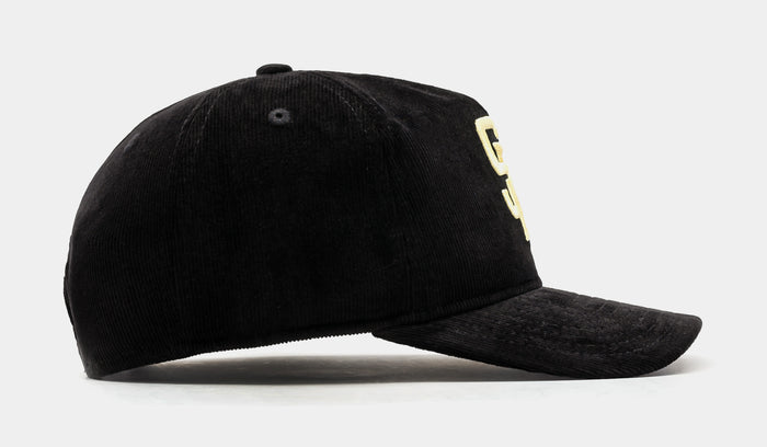 San Diego Padres Golfer Snapback Mens Hat (Black/White)