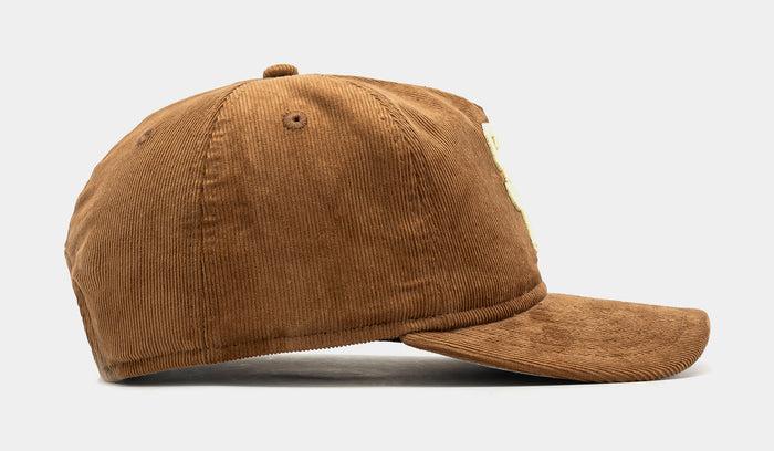 San Diego Padres Golfer Snapback Mens Hat (Khaki/White)