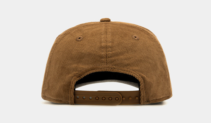 San Diego Padres Golfer Snapback Mens Hat (Khaki/White)