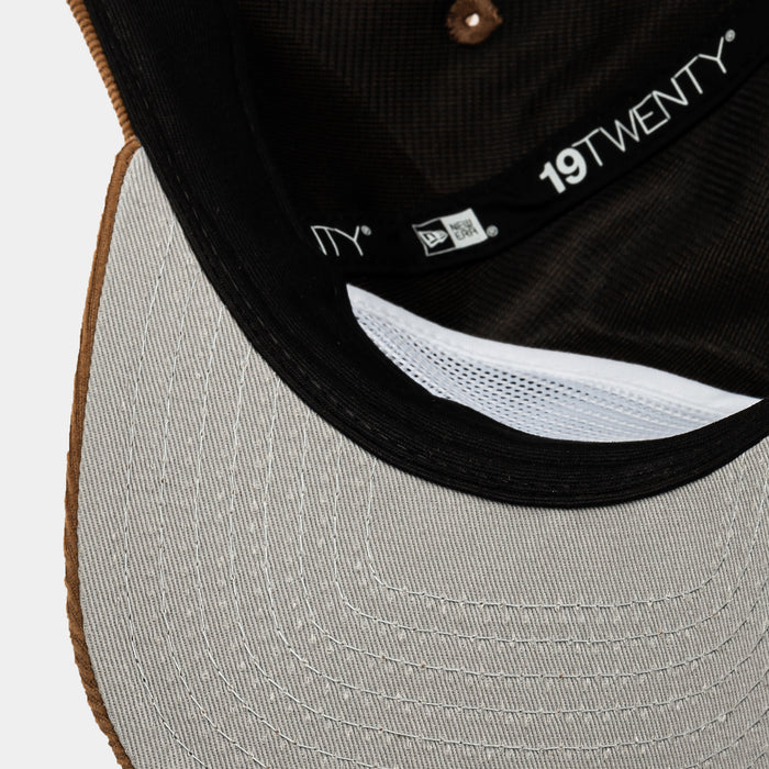 San Diego Padres Golfer Snapback Mens Hat (Khaki/White)