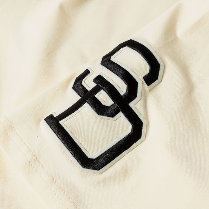 San Diego Padres Originals Ringer Mens Short Sleeve Shirt (Beige/Black)
