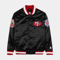San Francisco 49ers Letterman Mens Jacket (Black)