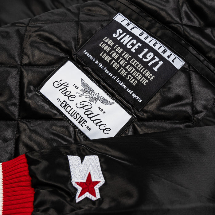 San Francisco 49ers Letterman Mens Jacket (Black)