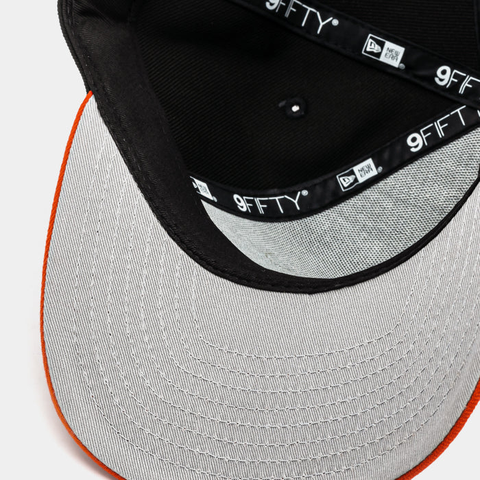 San Francisco Giants Cartoon 950AF Snapback Mens Hat (Black/Orange)