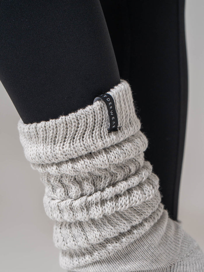 Scrunch Crew Socks - Snow Marl Socks Ryderwear