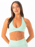 Sculpt Seamless Halter Bra - Mint Clothing Ryderwear
