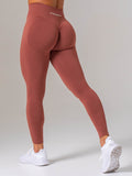 Sculpt Seamless Leggings - Dusty Blush Clothing Ryderwear