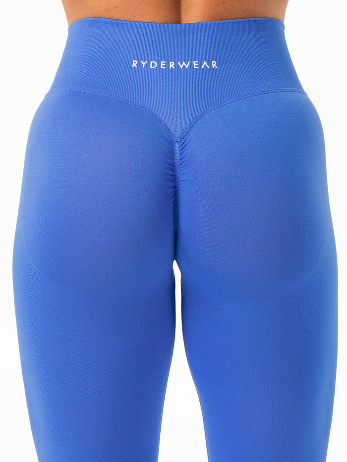 Sculpt Seamless Leggings - Electric Blue Clothing Ryderwear