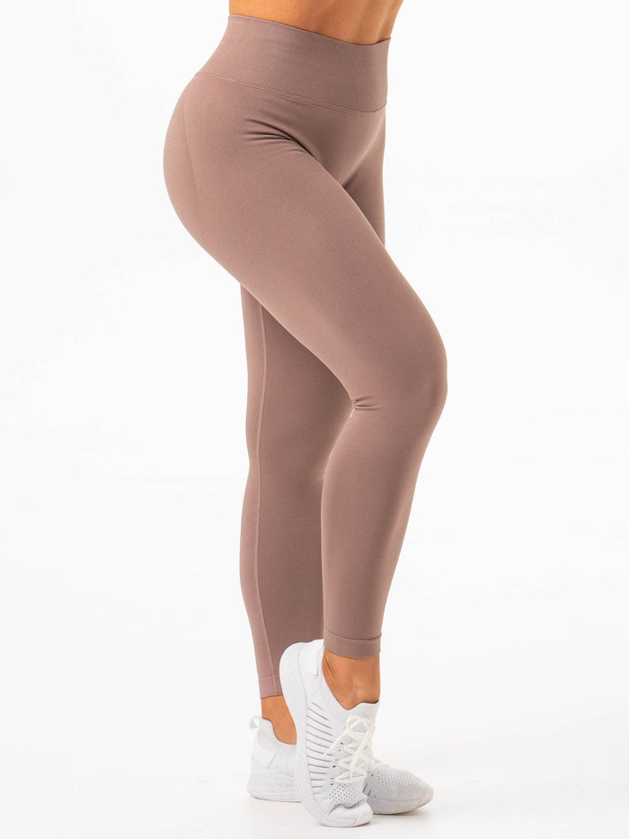 Sculpt Seamless Leggings - Mocha Clothing Ryderwear