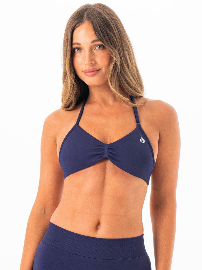 Sculpt Seamless Mini Bra - Deep Blue Clothing Ryderwear