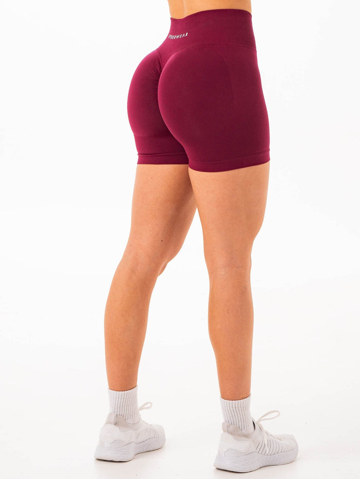 Sculpt Seamless Shorts - Cranberry Clothing Ryderwear