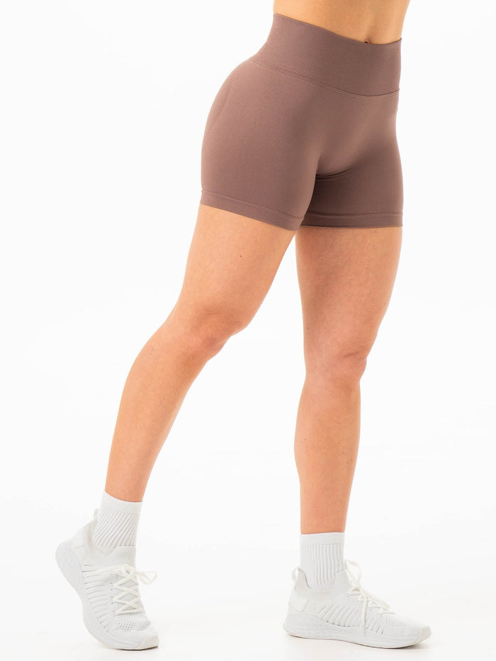 Sculpt Seamless Shorts - Mocha Clothing Ryderwear