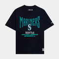 Seattle Mariners City Tour Mens Short Sleeve Shirt (Navy/Blue)