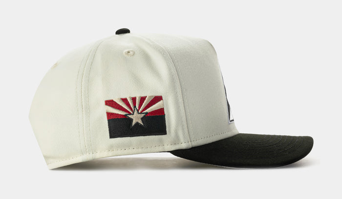 Shoe Palace Exclusive Arizona Diamondbacks 950AF Snapback Mens Hat (Chrome/Black)