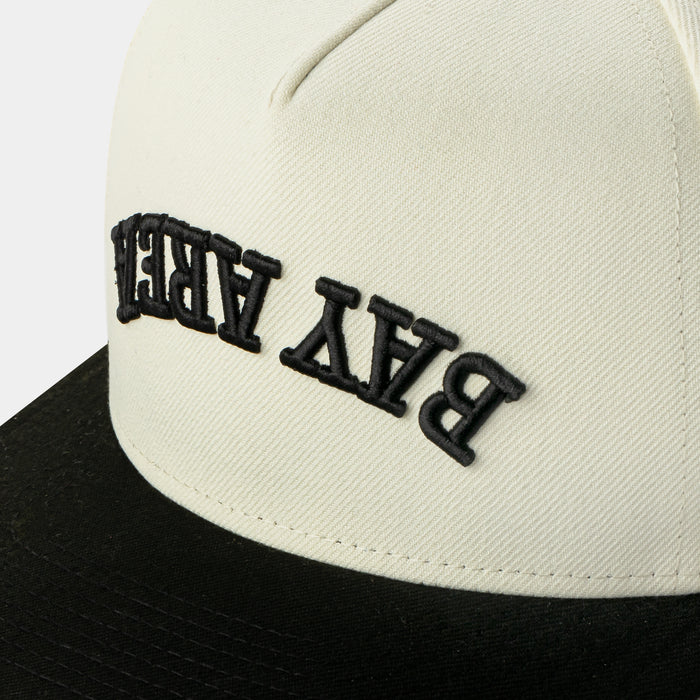 Shoe Palace Exclusive Bay Area Upside Down 950AF Snapback Mens Hat (Beige/Black)