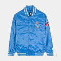 Shoe Palace Exclusive Houston Oilers Satin Varsity Mens Jacket (Blue/Red)