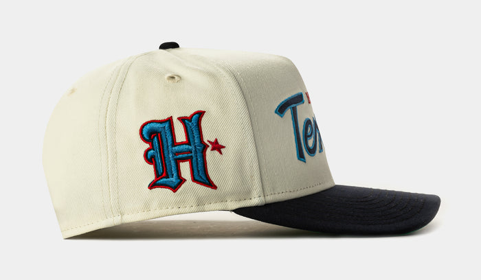 Shoe Palace Exclusive Houston Texans Script 950AF Snapback Mens Hat (Chrome/Black)