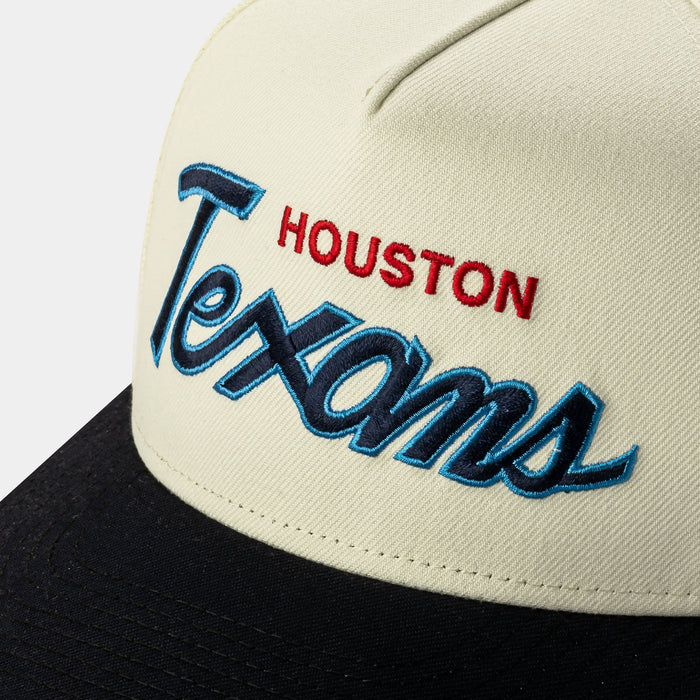 Shoe Palace Exclusive Houston Texans Script 950AF Snapback Mens Hat (Chrome/Black)