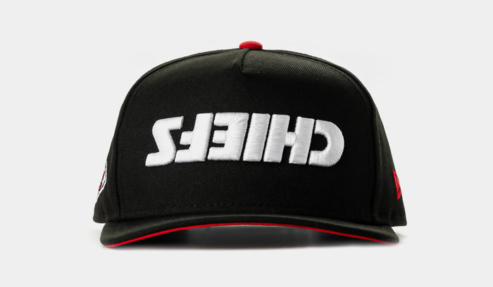 Shoe Palace Exclusive Kansas City Chiefs Upside Down 950AF Snapback Mens Hat (Black/Red)