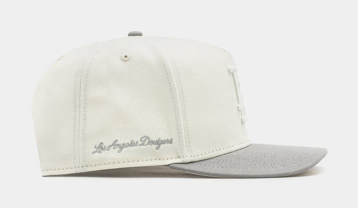 Shoe Palace Exclusive Los Angeles Dodgers Chrome 950AF Curve Mens Hat (Chrome Grey)