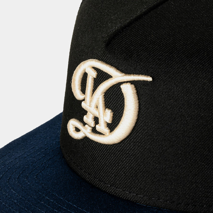 Shoe Palace Exclusive Los Angeles Dodgers City 950AF Snapback Mens Hat (Black/Navy)
