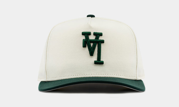 Shoe Palace Exclusive Los Angeles Dodgers Upside Down 950AF Snapback Mens Hat (Green/Beige)