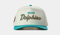 Shoe Palace Exclusive Miami Dolphins Script 950AF Snapback Mens Hat (Chrome/Black)