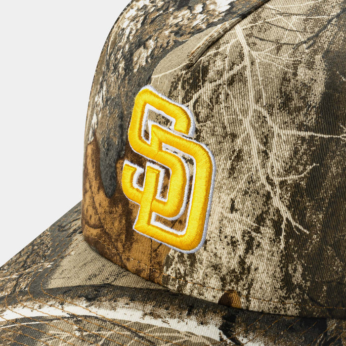 Shoe Palace Exclusive San Diego Padres Camo 950AF Snapback Mens Hat (Light Brown/Multi)
