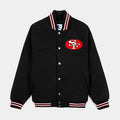Shoe Palace Exclusive San Francisco 49ers Throwback Wool Mens Jacket (Black/Gold)